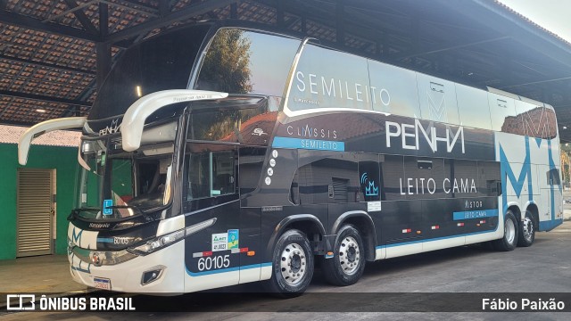 Empresa de Ônibus Nossa Senhora da Penha 60105 na cidade de Embu das Artes, São Paulo, Brasil, por Fábio Paixão. ID da foto: 11312359.