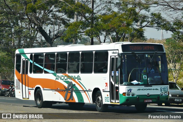 Empresa de Transportes Andorinha 6103 na cidade de Presidente Prudente, São Paulo, Brasil, por Francisco Ivano. Número da foto: #11316686.
