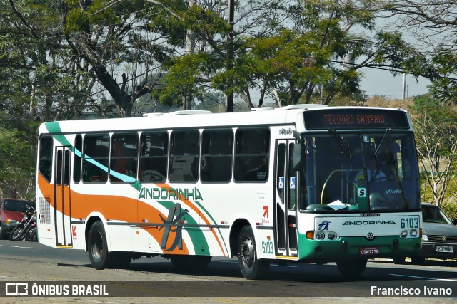 Empresa de Transportes Andorinha 6103 na cidade de Presidente Prudente, São Paulo, Brasil, por Francisco Ivano. ID da foto: 11316686.