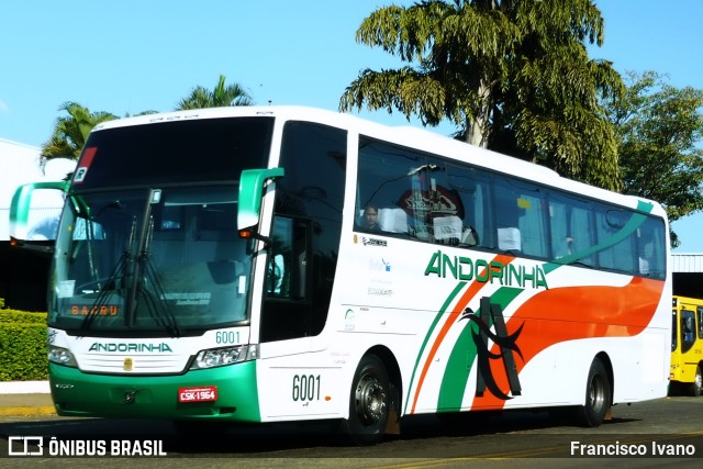 Empresa de Transportes Andorinha 6001 na cidade de Assis, São Paulo, Brasil, por Francisco Ivano. Número da foto: #11316623.