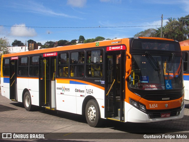 Itamaracá Transportes 1.654 na cidade de Paulista, Pernambuco, Brasil, por Gustavo Felipe Melo. Número da foto: #11317035.
