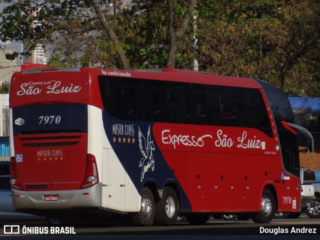 Expresso São Luiz 7970 na cidade de Goiânia, Goiás, Brasil, por Douglas Andrez. Número da foto: #11316131.