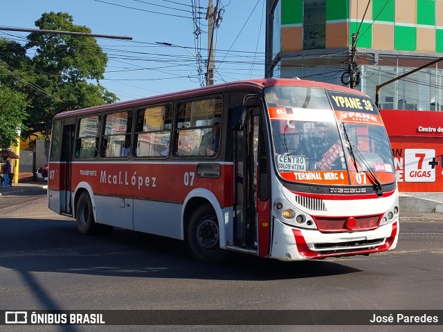 Transportes Mariscal Lopez 07 na cidade de Ñemby, Central, Paraguai, por José Paredes. Número da foto: #11315661.
