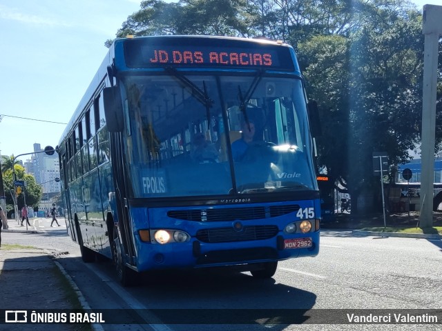 Biguaçu Transportes Coletivos Administração e Participação 415 na cidade de Florianópolis, Santa Catarina, Brasil, por Vanderci Valentim. Número da foto: #11317639.