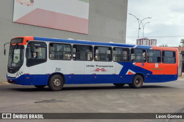 União Transportes 288 na cidade de Várzea Grande, Mato Grosso, Brasil, por Leon Gomes. ID da foto: 11315483.