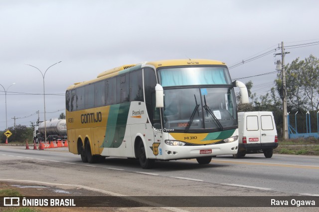 Empresa Gontijo de Transportes 14310 na cidade de Vitória da Conquista, Bahia, Brasil, por Rava Ogawa. ID da foto: 11316277.