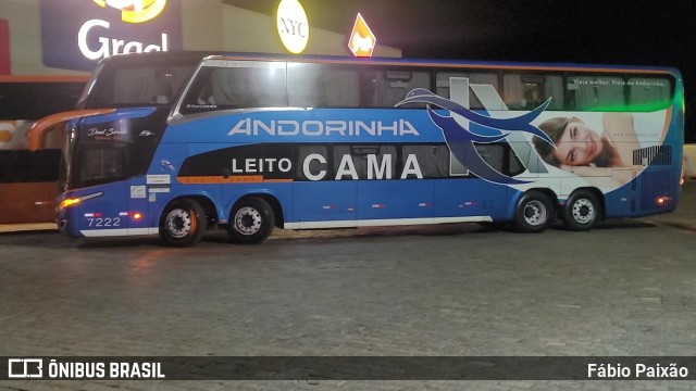 Empresa de Transportes Andorinha 7222 na cidade de Pariquera-Açu, São Paulo, Brasil, por Fábio Paixão. Número da foto: #11315664.