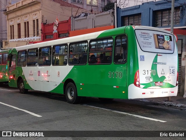VB Transportes e Turismo 3170 na cidade de Campinas, São Paulo, Brasil, por Eric Gabriel. Número da foto: #11249203.