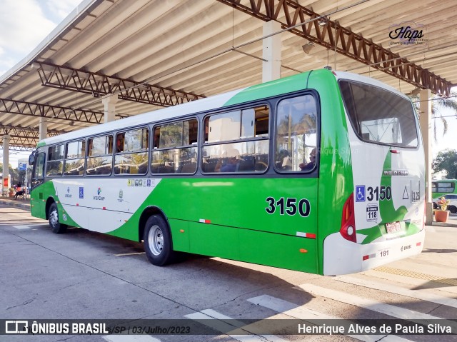 VB Transportes e Turismo 3150 na cidade de Campinas, São Paulo, Brasil, por Henrique Alves de Paula Silva. Número da foto: #11251517.