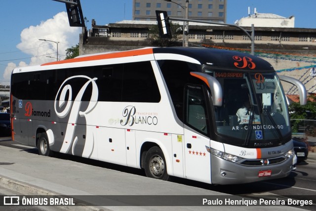 Transportes Blanco RJ 136.184 na cidade de Rio de Janeiro, Rio de Janeiro, Brasil, por Paulo Henrique Pereira Borges. Número da foto: #11251139.