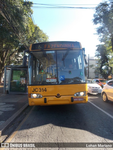 Expresso Azul JC314 na cidade de Curitiba, Paraná, Brasil, por Lohan Mariano. Número da foto: #11251548.