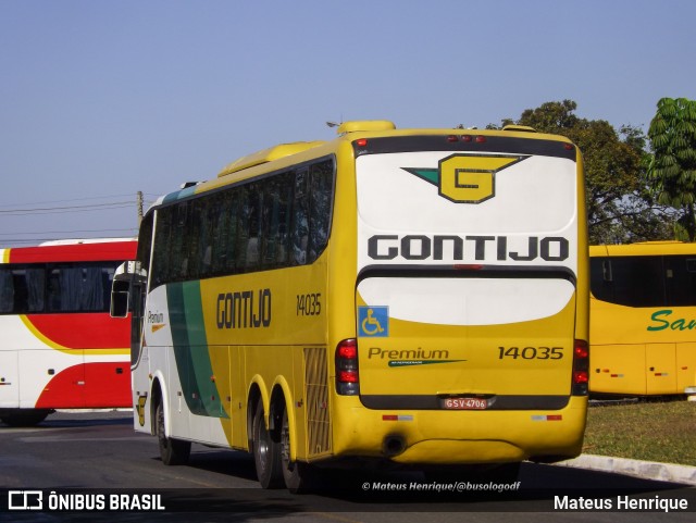 Empresa Gontijo de Transportes 14035 na cidade de Brasília, Distrito Federal, Brasil, por Mateus Henrique. ID da foto: 11249236.