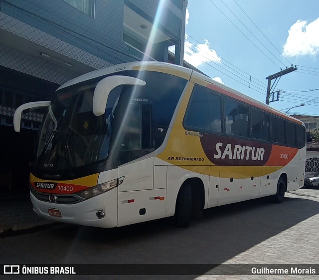 Saritur - Santa Rita Transporte Urbano e Rodoviário 30400 na cidade de Joanésia, Minas Gerais, Brasil, por Guilherme Morais. Número da foto: #11249020.