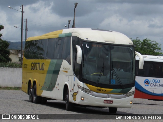 Empresa Gontijo de Transportes 18170 na cidade de Caruaru, Pernambuco, Brasil, por Lenilson da Silva Pessoa. ID da foto: 11250731.