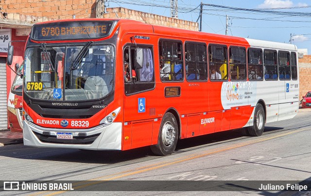 Viação Novo Retiro 88329 na cidade de Contagem, Minas Gerais, Brasil, por Juliano Felipe. Número da foto: #11251693.