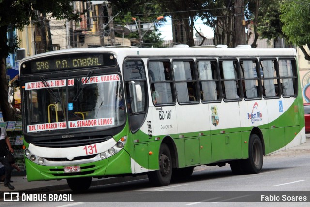Belém Rio Transportes BD-187 na cidade de Belém, Pará, Brasil, por Fabio Soares. Número da foto: #11250012.