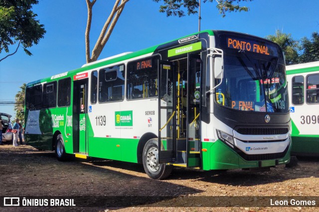 Viação Paraense Cuiabá Transportes 1139 na cidade de Cuiabá, Mato Grosso, Brasil, por Leon Gomes. ID da foto: 11249575.