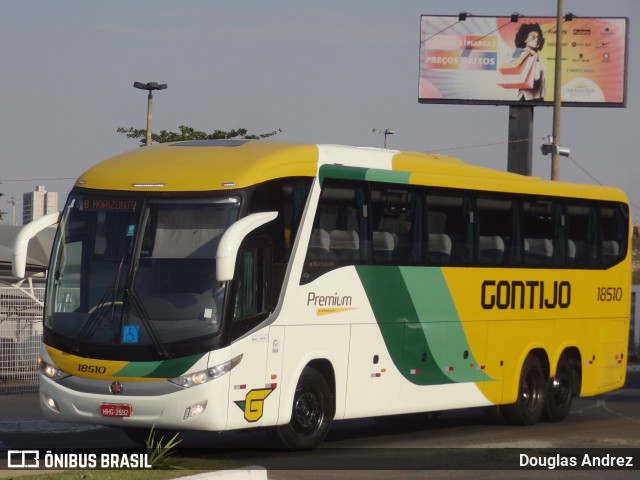 Empresa Gontijo de Transportes 18510 na cidade de Goiânia, Goiás, Brasil, por Douglas Andrez. ID da foto: 11250385.