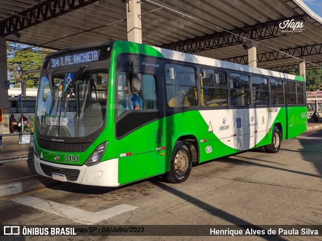 VB Transportes e Turismo 3191 na cidade de Campinas, São Paulo, Brasil, por Henrique Alves de Paula Silva. Número da foto: #11251516.