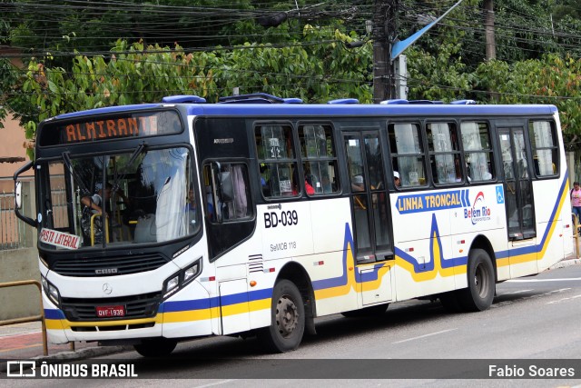 Belém Rio Transportes BD-039 na cidade de Belém, Pará, Brasil, por Fabio Soares. Número da foto: #11250054.