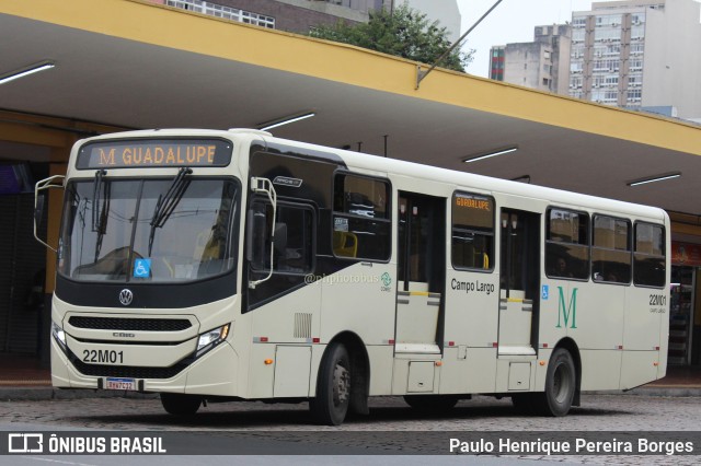 Empresa de Ônibus Campo Largo 22M01 na cidade de Curitiba, Paraná, Brasil, por Paulo Henrique Pereira Borges. Número da foto: #11319781.