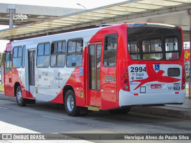 Itajaí Transportes Coletivos 2994 na cidade de Campinas, São Paulo, Brasil, por Henrique Alves de Paula Silva. Número da foto: #11319149.