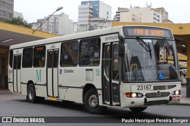 Viação Colombo 23167 na cidade de Curitiba, Paraná, Brasil, por Paulo Henrique Pereira Borges. Número da foto: #11319774.