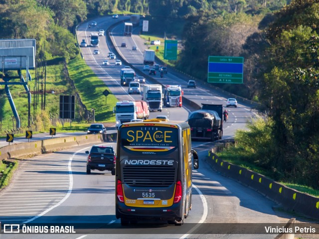 Expresso Nordeste 5635 na cidade de Joinville, Santa Catarina, Brasil, por Vinicius Petris. ID da foto: 11319564.