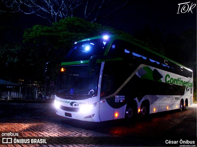 Viação Continental de Transportes 1003 na cidade de Belo Horizonte, Minas Gerais, Brasil, por César Ônibus. Número da foto: #11320003.