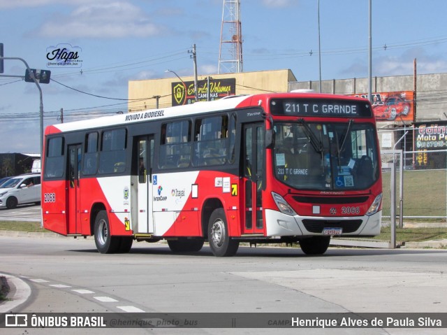 Itajaí Transportes Coletivos 2068 na cidade de Campinas, São Paulo, Brasil, por Henrique Alves de Paula Silva. Número da foto: #11319146.