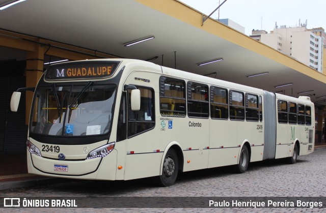 Viação Colombo 23419 na cidade de Curitiba, Paraná, Brasil, por Paulo Henrique Pereira Borges. Número da foto: #11319793.