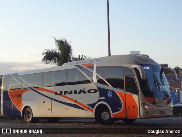 Expresso União 10249 na cidade de Uberlândia, Minas Gerais, Brasil, por Douglas Andrez. ID da foto: 11319104.