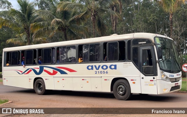 AVOA - Auto Viação Ourinhos Assis 21036 na cidade de Ourinhos, São Paulo, Brasil, por Francisco Ivano. Número da foto: #11321159.