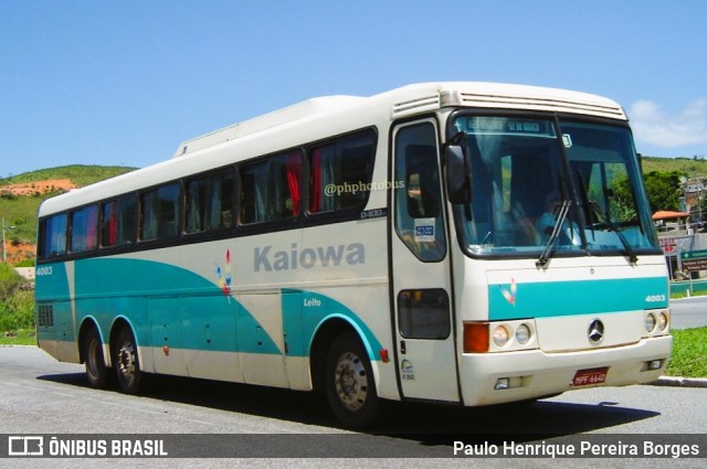 Expresso Kaiowa 4003 na cidade de Barra do Piraí, Rio de Janeiro, Brasil, por Paulo Henrique Pereira Borges. ID da foto: 11321454.