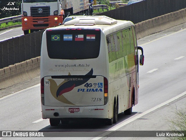 Pluma Conforto e Turismo 7218 na cidade de Aparecida, São Paulo, Brasil, por Luiz Krolman. Número da foto: #11320769.