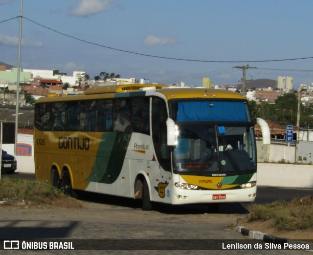 Empresa Gontijo de Transportes 17125 na cidade de Caruaru, Pernambuco, Brasil, por Lenilson da Silva Pessoa. ID da foto: 11321363.