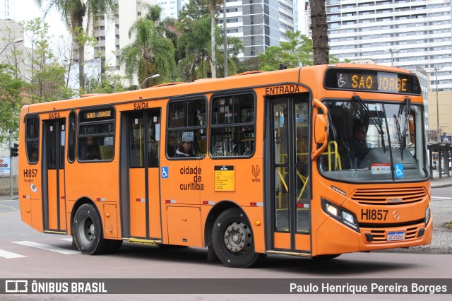 Auto Viação Redentor HI857 na cidade de Curitiba, Paraná, Brasil, por Paulo Henrique Pereira Borges. ID da foto: 11321333.