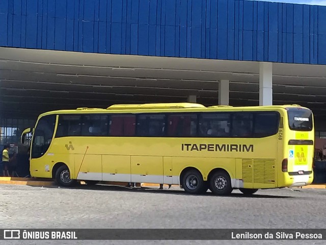 Viação Itapemirim 8929 na cidade de Caruaru, Pernambuco, Brasil, por Lenilson da Silva Pessoa. ID da foto: 11253455.