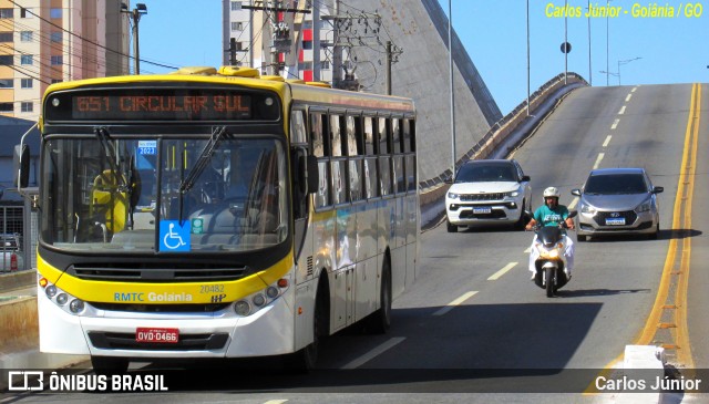 HP Transportes Coletivos 20482 na cidade de Goiânia, Goiás, Brasil, por Carlos Júnior. Número da foto: #11254155.