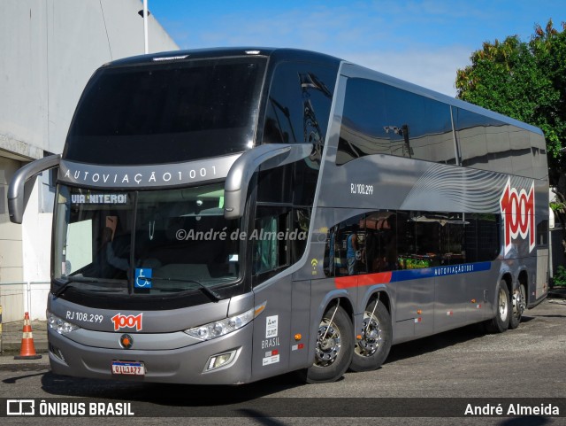 Auto Viação 1001 RJ 108.299 na cidade de Rio de Janeiro, Rio de Janeiro, Brasil, por André Almeida. Número da foto: #11252233.
