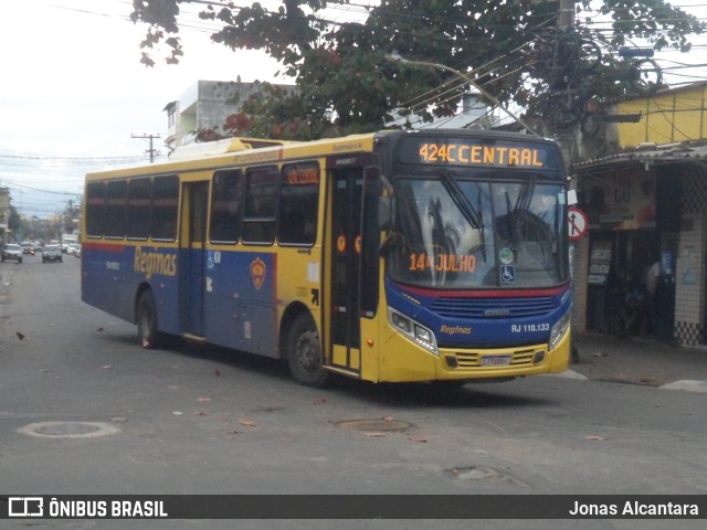 Auto Viação Reginas RJ 110.133 na cidade de Duque de Caxias, Rio de Janeiro, Brasil, por Jonas Alcantara. ID da foto: 11253636.