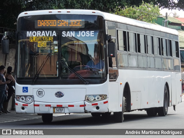 Transportes Paracito 101 na cidade de San José, San José, Costa Rica, por Andrés Martínez Rodríguez. ID da foto: 11252952.