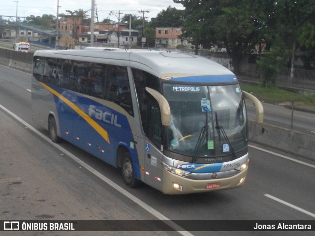 Fácil Transportes e Turismo RJ 140.045 na cidade de Duque de Caxias, Rio de Janeiro, Brasil, por Jonas Alcantara. Número da foto: #11253611.
