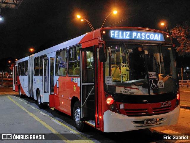 Itajaí Transportes Coletivos 2970 na cidade de Campinas, São Paulo, Brasil, por Eric Gabriel. ID da foto: 11254150.