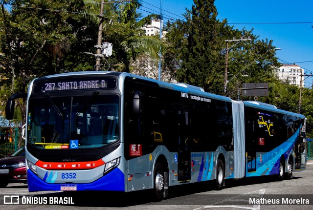 Next Mobilidade - ABC Sistema de Transporte 8352 na cidade de São Bernardo do Campo, São Paulo, Brasil, por Matheus Moreira. ID da foto: 11253090.