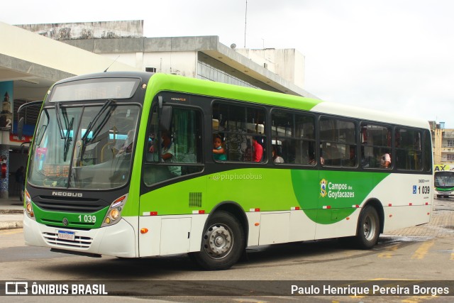 Viação Jacarandá de Campos 1 039 na cidade de Campos dos Goytacazes, Rio de Janeiro, Brasil, por Paulo Henrique Pereira Borges. ID da foto: 11253527.