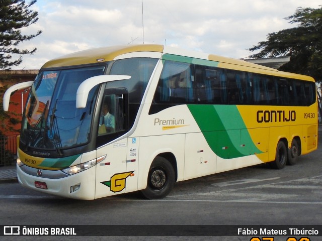 Empresa Gontijo de Transportes 19430 na cidade de Três Corações, Minas Gerais, Brasil, por Fábio Mateus Tibúrcio. ID da foto: 11252129.