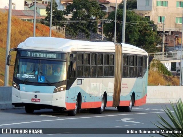 Auto Omnibus Floramar 15 na cidade de Belo Horizonte, Minas Gerais, Brasil, por Adão Raimundo Marcelino. ID da foto: 11256098.