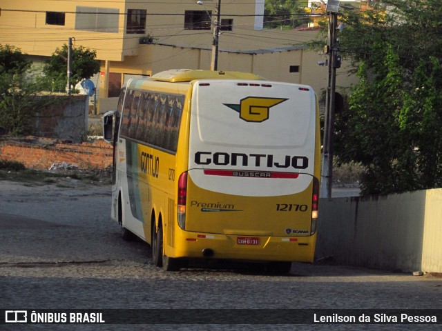 Empresa Gontijo de Transportes 12170 na cidade de Caruaru, Pernambuco, Brasil, por Lenilson da Silva Pessoa. ID da foto: 11256325.