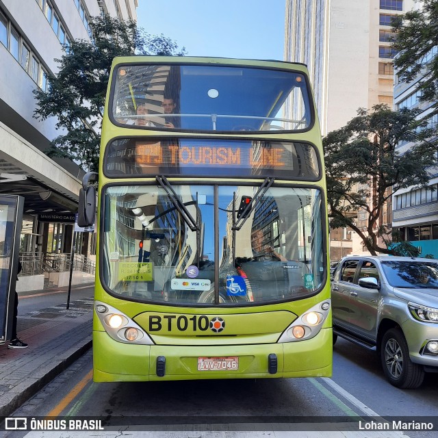 Transporte Coletivo Glória BT010 na cidade de Curitiba, Paraná, Brasil, por Lohan Mariano. ID da foto: 11254321.